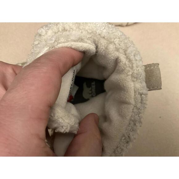 Womens Sorel Explorer II Joan Cozy Waterproof Tan/White Winter Boots. Size 7. - Picture 4 of 8